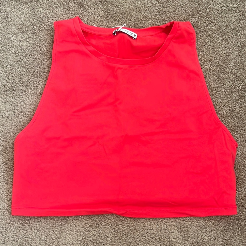 Zara cropped tank top